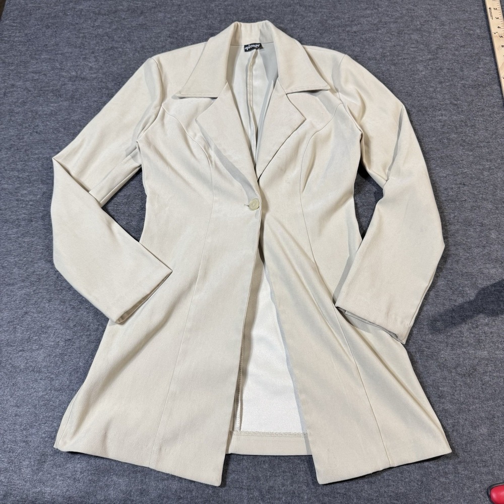 VTG 90s Splurge by ISB Single Button Blazer Jacket Womens 3‎ Grunge Whimsy Goth